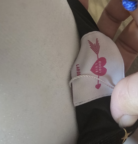 Buddy Love Black Dress with Gold Star Pattern - Picture 6 of 9